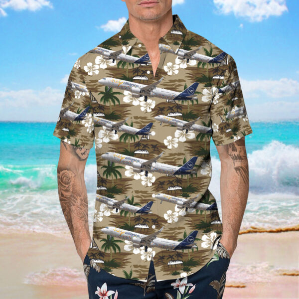 Airbus A321-271NX Lufthansa Cheap Hawaiian Shirt