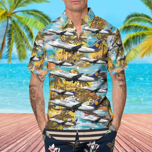 Boeing 737-330(QC) Lufthansa Hawaiian Shirt