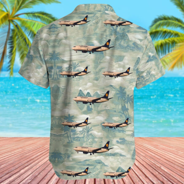 Boeing 737-330 Lufthansa Hawaiian Shirt Boeing 737-330 Lufthansa Hawaiian Shirt