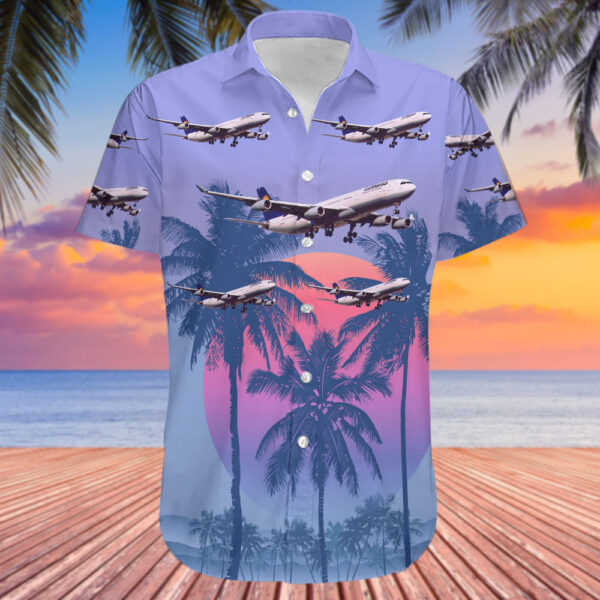 Airbus A340-313X Lufthansa Cheap Hawaiian Shirt