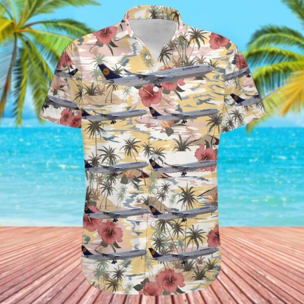 Airbus A340-211 Lufthansa Cheap Hawaiian Shirt