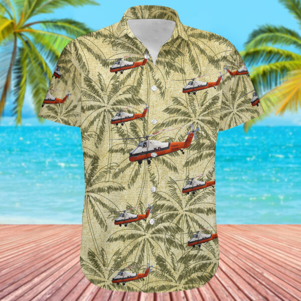 Sikorsky S-58JT Midwest Helicopter Airways Hawaiian Shirt