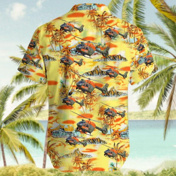 Airbus Helicopters H145M Germany Army Hawaiian Shirt Airbus Helicopters H145M Germany Army Hawaiian Shirt