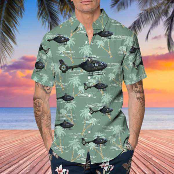Eurocopter EC 135T1 Germany Army Cheap Hawaiian Shirt Eurocopter EC 135T1 Germany Army Cheap Hawaiian Shirt