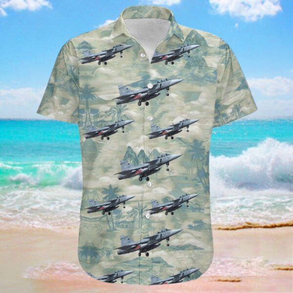 Saab JAS-39C Gripen Hungary Air Force Hawaiian Shirt