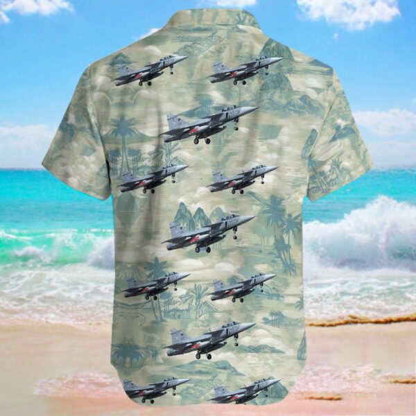 Saab JAS-39C Gripen Hungary Air Force Hawaiian Shirt