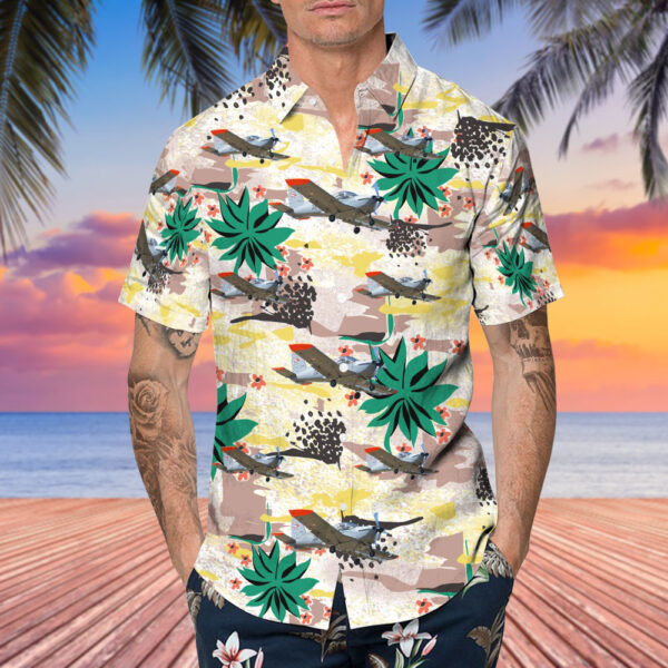 Zlin Z-242L Hungary Air Force Cheap Hawaiian Shirt