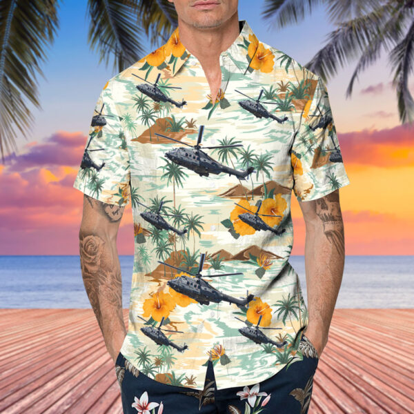 Airbus Helicopters H225M Hungary Air Force Hawaiian Shirt Airbus Helicopters H225M Hungary Air Force Hawaiian Shirt