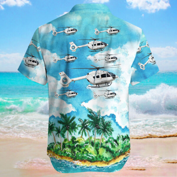 Airbus Helicopters H145 Noordzee Helikopters Vlaanderen (NHV) Hawaiian Shirt Airbus Helicopters H145 Noordzee Helikopters Vlaanderen (NHV) Hawaiian Shirt