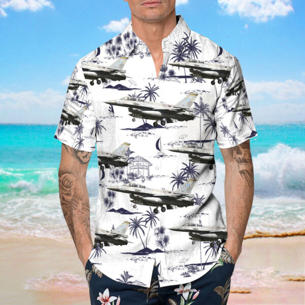 Lockheed Martin F-16D Fighting Falcon Greece Air Force Hawaiian Shirt Lockheed Martin F-16D Fighting Falcon Greece Air Force Hawaiian Shirt