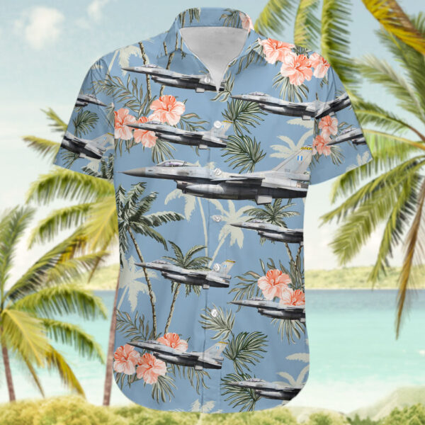 Lockheed Martin F-16C Fighting Falcon Greece Air Force Cheap Hawaiian Shirt