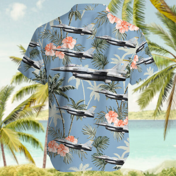 Lockheed Martin F-16C Fighting Falcon Greece Air Force Cheap Hawaiian Shirt
