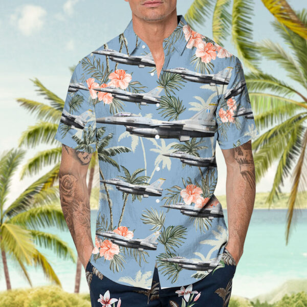 Lockheed Martin F-16C Fighting Falcon Greece Air Force Cheap Hawaiian Shirt