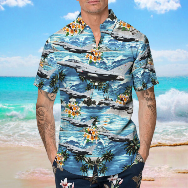 Eurofighter Typhoon EF2000 Germany Air Force Hawaiian Shirt Eurofighter Typhoon EF2000 Germany Air Force Hawaiian Shirt