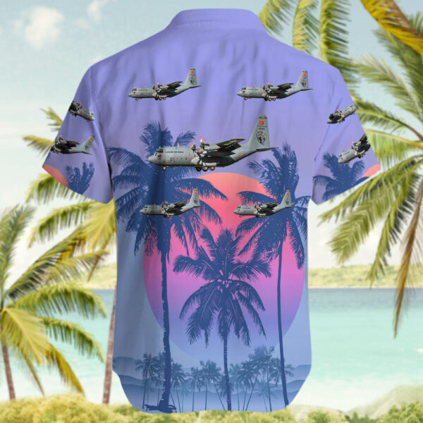 Lockheed C-130E Hercules Turkey Air Force Cheap Hawaiian Shirt Lockheed C-130E Hercules Turkey Air Force Cheap Hawaiian Shirt