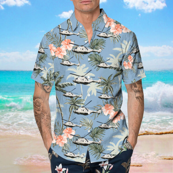 NH Industries NH-90NTH Sea Lion Germany Navy Hawaiian Shirt NH Industries NH-90NTH Sea Lion Germany Navy Hawaiian Shirt