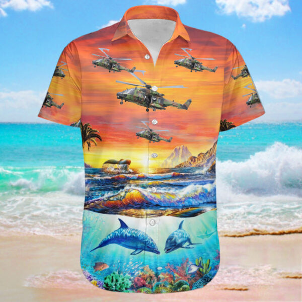 NH Industries NH-90TTH France Army Hawaiian Shirt