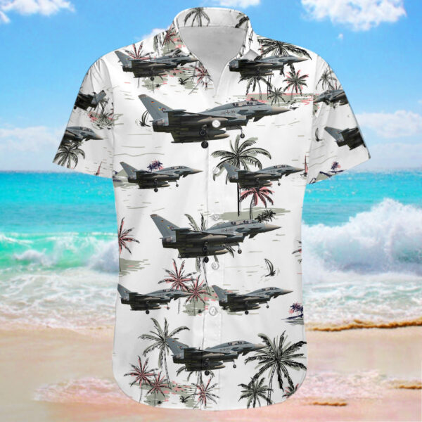 Eurofighter Typhoon EF2000(T) Germany Air Force Cheap Hawaiian Shirt Eurofighter Typhoon EF2000(T) Germany Air Force Cheap Hawaiian Shirt