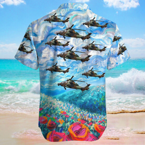 Eurocopter EC 665 Tiger HAD France Army Hawaiian Shirt Eurocopter EC 665 Tiger HAD France Army Hawaiian Shirt