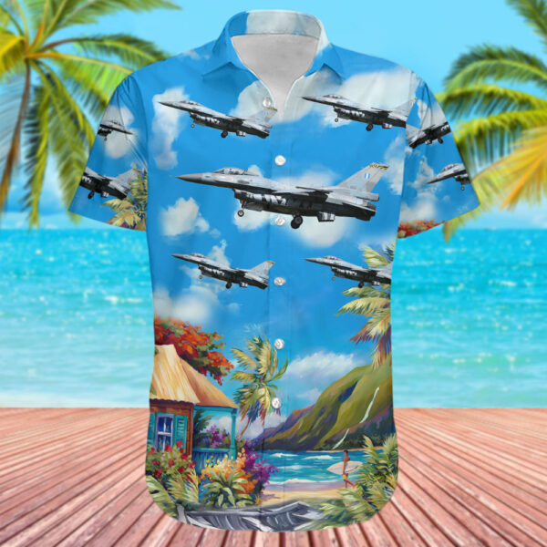 Lockheed Martin F-16C Fighting Falcon Greece Air Force Hawaiian Shirt Lockheed Martin F-16C Fighting Falcon Greece Air Force Hawaiian Shirt