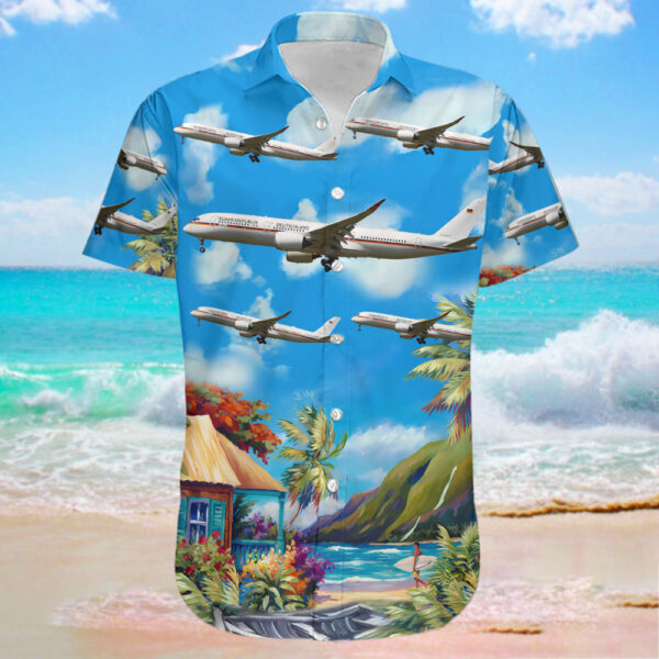 Airbus A350-941CJ Germany Air Force Hawaiian Shirt Airbus A350-941CJ Germany Air Force Hawaiian Shirt