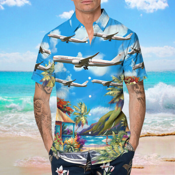 Airbus A350-941CJ Germany Air Force Hawaiian Shirt Airbus A350-941CJ Germany Air Force Hawaiian Shirt