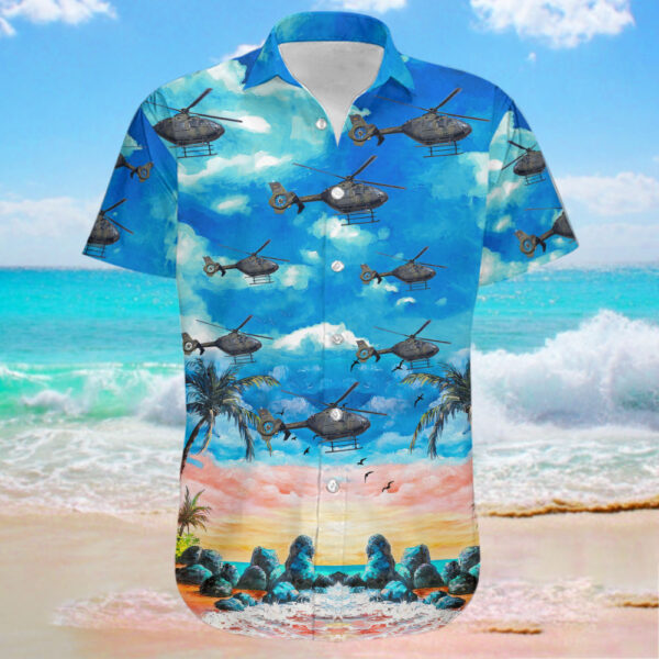 Eurocopter EC 135T1 Germany Army Hawaiian Shirt Eurocopter EC 135T1 Germany Army Hawaiian Shirt
