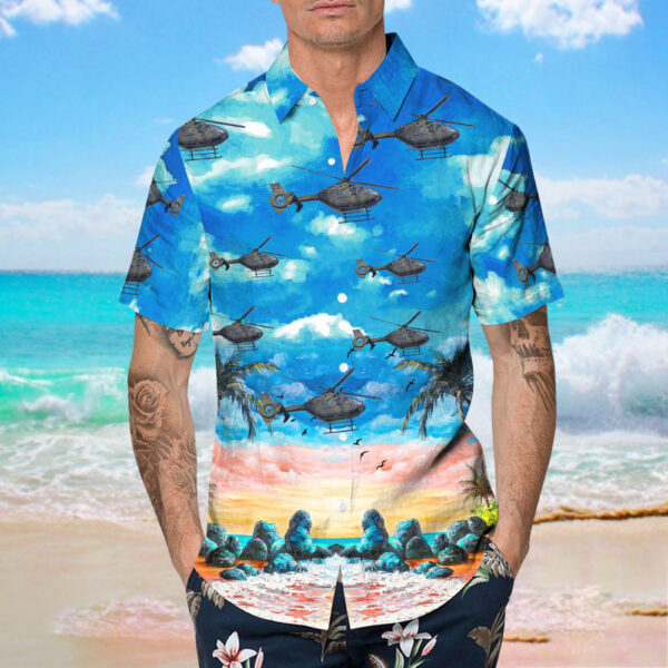Eurocopter EC 135T1 Germany Army Hawaiian Shirt Eurocopter EC 135T1 Germany Army Hawaiian Shirt