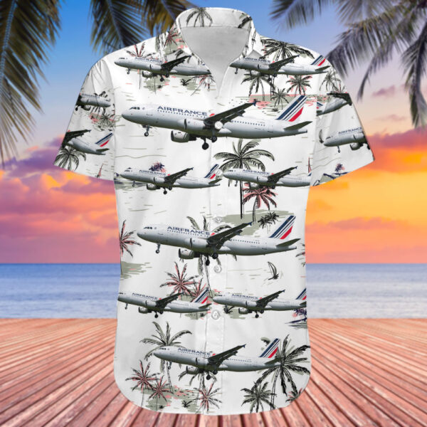 Airbus A320-214 Air France Cheap Hawaiian Shirt