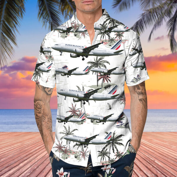 Airbus A320-214 Air France Cheap Hawaiian Shirt