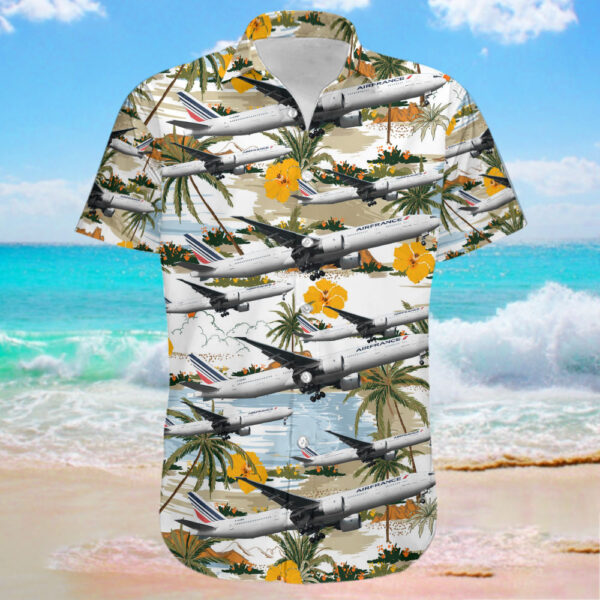Boeing 777-328ER Air France Cheap Hawaiian Shirt Boeing 777-328ER Air France Cheap Hawaiian Shirt