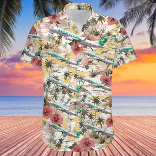 Boeing 737-82R Transavia France Cheap Hawaiian Shirt