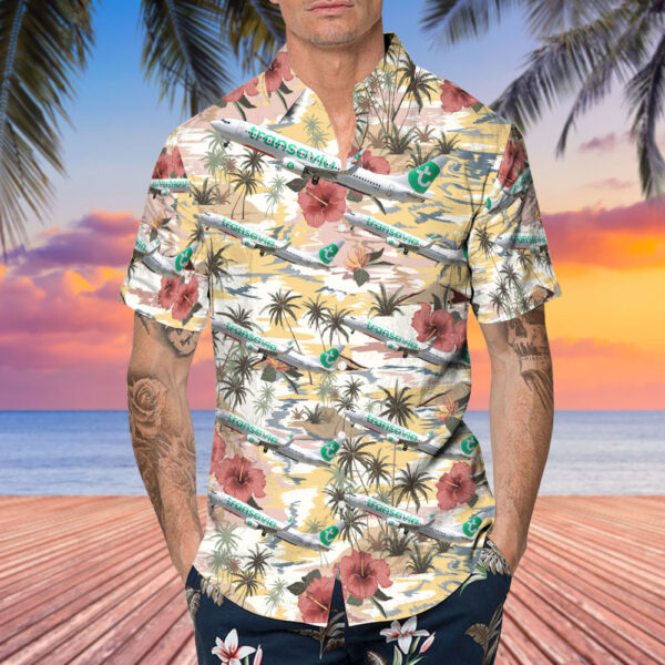 Boeing 737-82R Transavia France Cheap Hawaiian Shirt