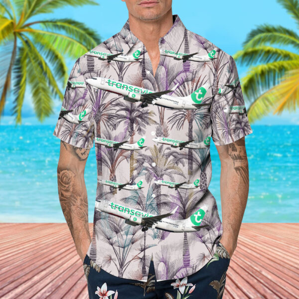 Boeing 737-8GJ Transavia France Cheap Hawaiian Shirt