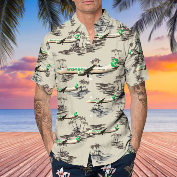 Boeing 737-85P Transavia France Hawaiian Shirt