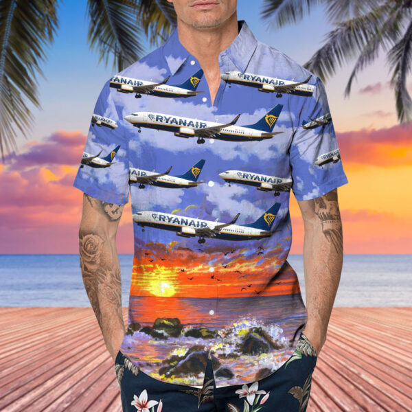 Boeing 737-8AS Ryanair Cheap Hawaiian Shirt