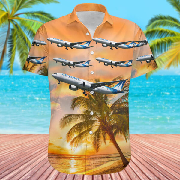 Airbus A330-941 Corsair International Hawaiian Shirt Airbus A330-941 Corsair International Hawaiian Shirt