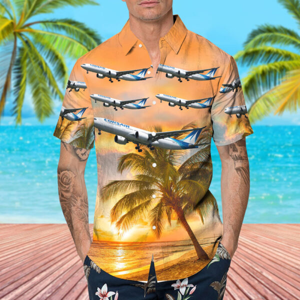Airbus A330-941 Corsair International Hawaiian Shirt Airbus A330-941 Corsair International Hawaiian Shirt