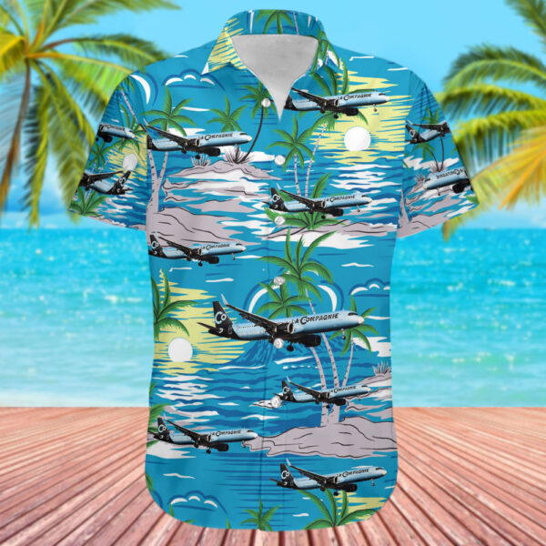 Airbus A321-251NX La Compagnie Cheap Hawaiian Shirt Airbus A321-251NX La Compagnie Cheap Hawaiian Shirt