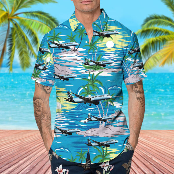 Airbus A321-251NX La Compagnie Cheap Hawaiian Shirt Airbus A321-251NX La Compagnie Cheap Hawaiian Shirt