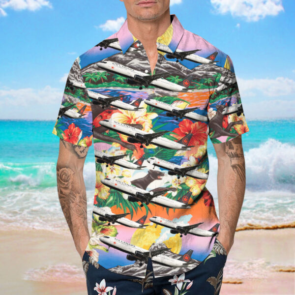 Airbus A321-211 Air Canada Cheap Hawaiian Shirt Airbus A321-211 Air Canada Cheap Hawaiian Shirt