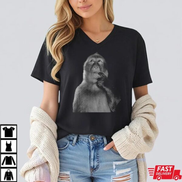 Funny Monkey Stupid Meme Tshirt Funny Monkey Stupid Meme Tshirt