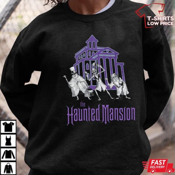 The Haunted Mansion Hitchhiking Ghosts Retro Shirt