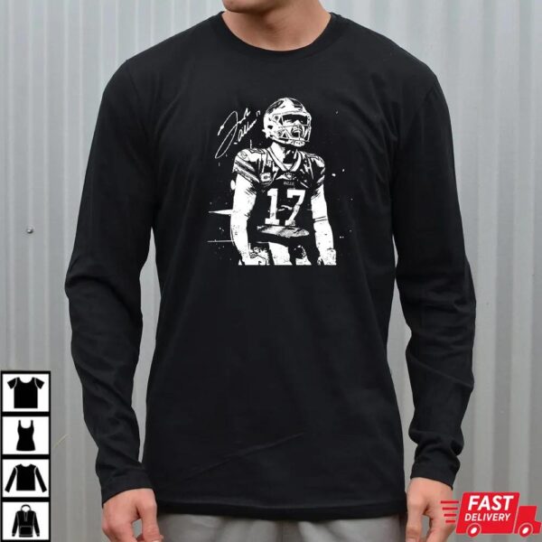 Josh Allen 17 Vintage Bootleg Shirt