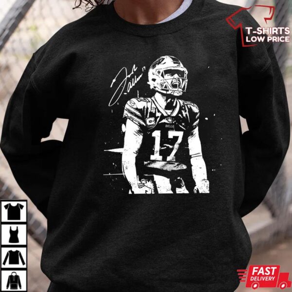 Josh Allen 17 Vintage Bootleg Shirt
