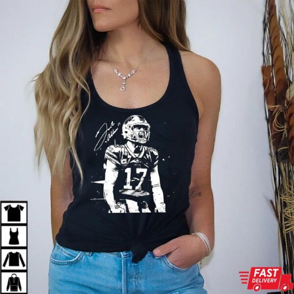 Josh Allen 17 Vintage Bootleg Shirt