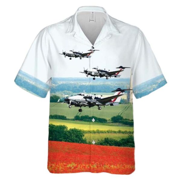Royal Air Force Beechcraft 350ER Shadow R1 Hawaiian Shirt Outfit Royal Air Force Beechcraft 350ER Shadow R1 Hawaiian Shirt Outfit