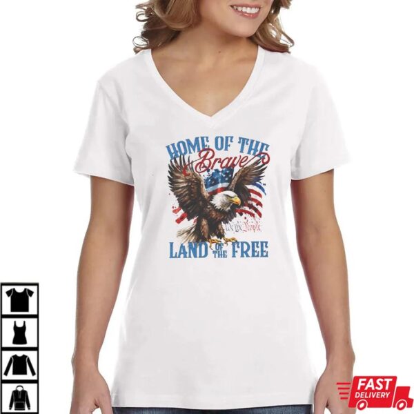 Land Of The Free Home Of The Brave Tshirt Land Of The Free Home Of The Brave Tshirt