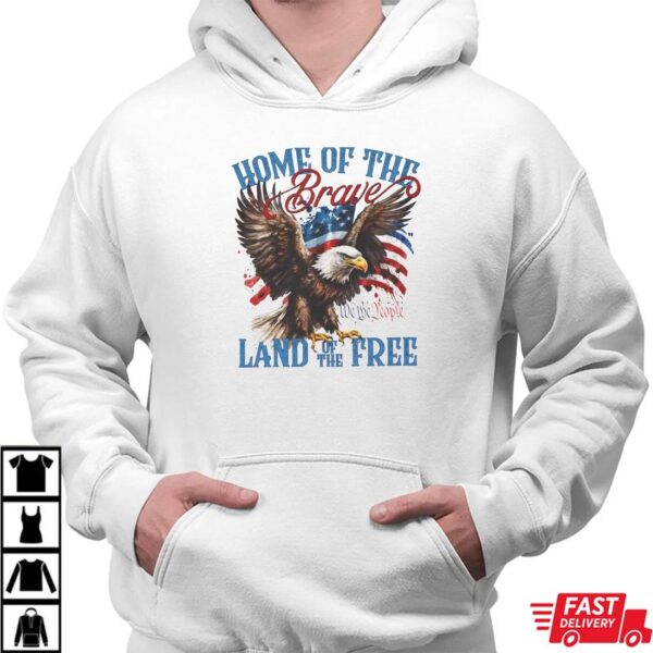 Land Of The Free Home Of The Brave Tshirt Land Of The Free Home Of The Brave Tshirt