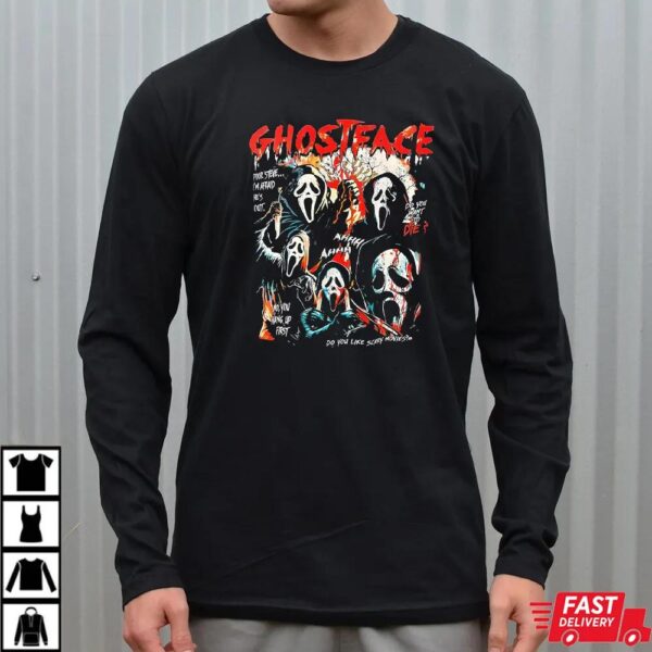 Vintage Ghostface Halloween Shirt, Scream Movie Shirt Vintage Ghostface Halloween Shirt, Scream Movie Shirt